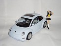 1:18 - Autoart - Volkswagen - New Beetle - 1999 - Vapor Blue - Calle - 2